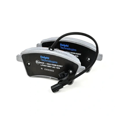 Imagen de DELPHI LP5018EV Juego de pastillas freno Chapa antichirridos con accesorios RENAULT: Kangoo II / Grand Kangoo, Express
