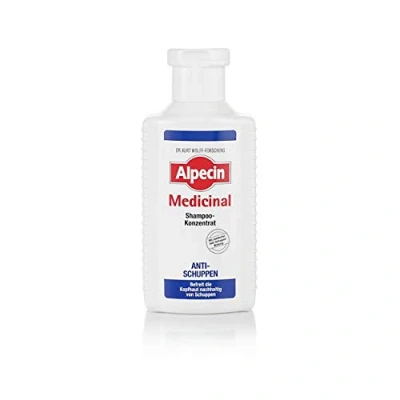 Imagen de Alpecin Medicinal Forte Champú anticaspa para el cuero cabelludo y cabello hombres, 2 x 200 ml
