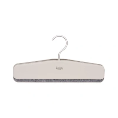 Imagen de Joseph Orderly Perchas con Clip Único, Set de 2, para Pantalones y Faldas, Agarre en Fieltro, Gancho Resistente, Plástico Reciclado