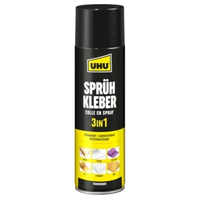 Imagen de UHU Spray adhesivo (3 en 1, 500 ml lata, 48905