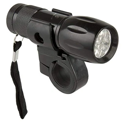 Imagen de M Wave Faro Delantero, 9 Leds, Color Negro, Batterielampe Apollon A 9.1, Schwarz, 220941