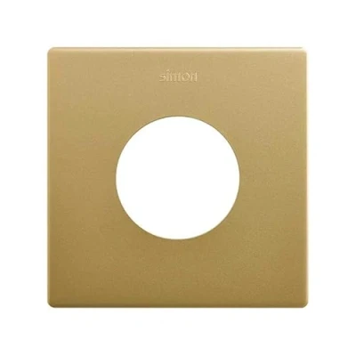 Imagen de Marco estetica Minima1 elemento CLEAN SchukoSimon 27110610 095Simon 270 Oro