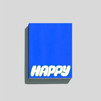 Imagen de Happy (ver. 3 Navigate) + Photobook Sobre Póster Jin