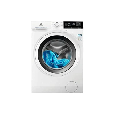 Imagen de Electrolux EW7F3944LV Lavadora de Libre Instalación, Carga Frontal, 9 Kg / 1400 rpm, Inicio Diferido, Cajón para Pods, Programa Vapor antialergias, Rápido, Panel control LCD, Blanco, Clase A