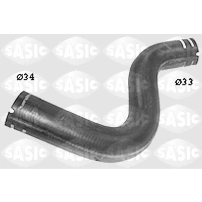 Imagen de SASIC SWH6617 Manguitos de Radiador a la derecha arriba FIAT: Punto II Hatchback