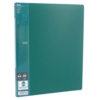 Imagen de Pentel DCF644D Carpeta archivadora, tamaño A3 y A4, 40 fundas, color verde