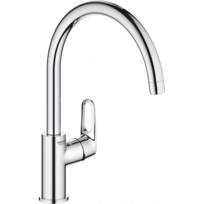 Imagen de Grohe Bauflow Grifo de cocina, monomando fregadero con acabado cromado (31538001)