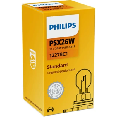 Imagen de PHILIPS 12278C1 Lámpara, faro de carretera PSX26W 12V 26W 3200K Halógena AUDI: A4 B8 Avant, Berlina, A5 Coupé, MERCEDES BENZ: Clase C Berlina