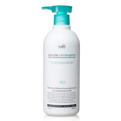 Imagen de LA&#039;DOR Champú reparador de queratina LPP Proteína Trigo Seda 500 ml Nutritivo Sub Acid pH 6,0 Seco Dañado Tinte Permanente Tratamiento Cabello Sin Silicona