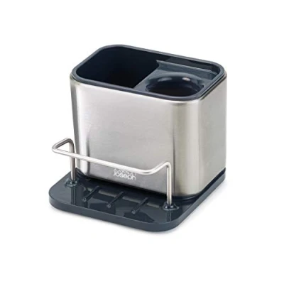 Imagen de Joseph Surface Organizador para Fregadero, Acero Inoxidable, Plata, 12x12.8x10.2 cm