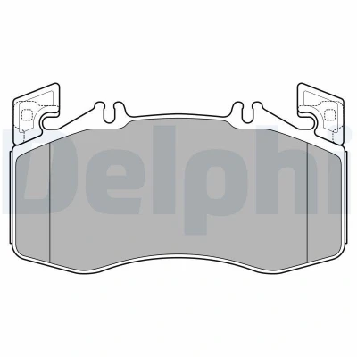 Imagen de DELPHI LP3654 Juego de pastillas freno preparado para indicador desgaste Chapa antichirridos sin accesorios MERCEDES BENZ: Clase A, CLA Coupé, GLA
