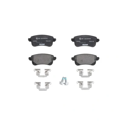 Imagen de TEXTAR 2210301 Juego de pastillas freno no preparado para indicador desgaste con tornillos pinza accesorios RENAULT: GRAND SCENIC 4