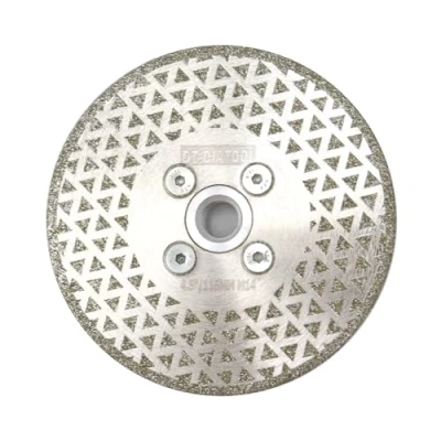 Imagen de DT DIATOOL Disco Diamante de Corte y Rectificado 115 mm x M14 Hoja Sierra Electrochapado para Piedra Mármol Baldosa Granito