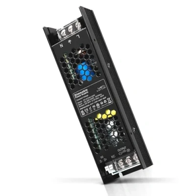 Imagen de REYLAX Driver Regulable para LED 24V 60W 2.5A, Transformador 0/1 10V y Traic, Fuente de Alimentación Voltaje Constante, Adaptador Baja Tensión Tiras