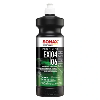 Imagen de SONAX PROFILINE Ex 04 06 (1 litro) Eliminación óptima de arañazos, produce un brillo perfecto. Pulidor ideal para quitar puntas superficies recién pintadas No. artículo 02423000