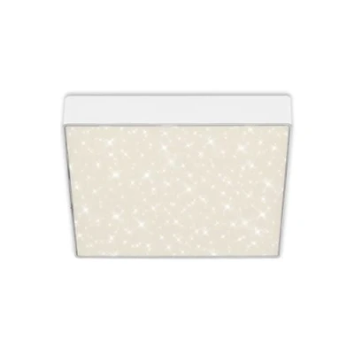 Imagen de Briloner Leuchten 7077 416 Lámpara de Techo LED con Decoración Estrellas, Temperatura Color Blanco Neutro,