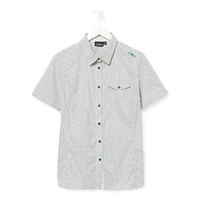 Imagen de CMP Camisa elástica de manga corta para mujer, azul glaciar, XXS