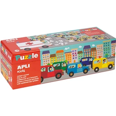 Imagen de Puzle apli kids sumas transportes 30 piezas