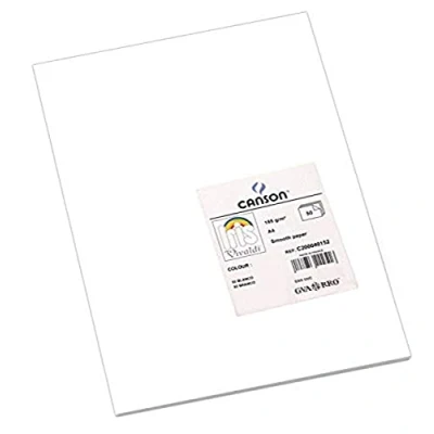 Imagen de Cartulina guarro din a4 blanco 185 gr paquete 50 hojas