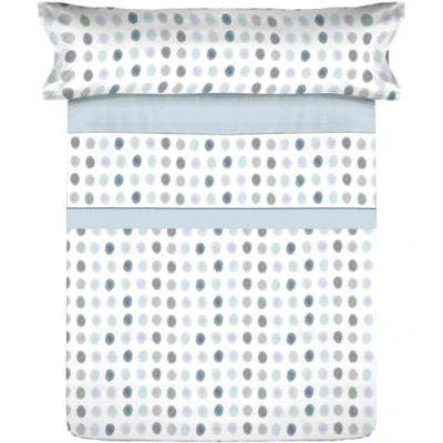 Imagen de Donegal Collections Juego de Sabanas Cama 105 105x190 Gomil Azul Ropa 3 Piezas Incluye Sabana Bajera, Encimera y Funda Almohada Microfibra Extra Suave