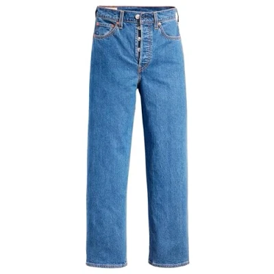 Imagen de Levi&#039;s Ribcage Straight Ankle Vaqueros, Fresco como Un Pepinillo, 31W / 31L para Mujer