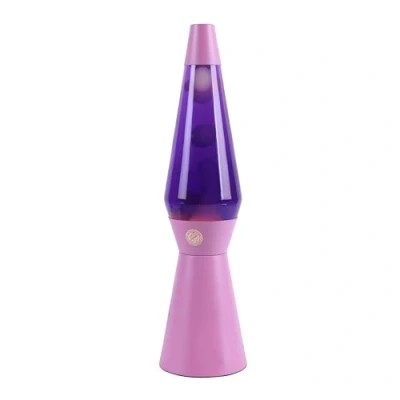 Imagen de I TOTAL Lámpara de lava con Bombilla para calentar la CERA (BASE VIOLETA 36 CM)