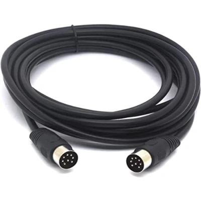 Imagen de Tomost Cable MIDI de 8 pines Din extensión altavoz macho a convertidor plomo para Bang y Olufsen B&amp;O PowerLink BeoLab (5 metros)
