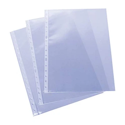 Imagen de Grafoplás 5571500. Bolsa de 15 Fundas con 16 Taladros en Polipropileno, Transparente, Folio