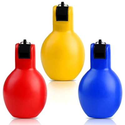Imagen de 3 Piezas Silbatos de Mano, Vegena Silbato Mano Deportivo, Apretando Higiénico para Árbitros Entrenamiento Emergencia Enseñanza Deportes Fútbol