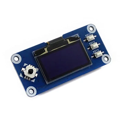 Imagen de Coolwell Waveshare Pantalla OLED de 1.3 pulgadas con SH1106 para Raspberry Pi 4B+ 4B 3B+ 3B 2B+ Zero W WH Jetson Nano 128x64 SPI I2C Interfaz