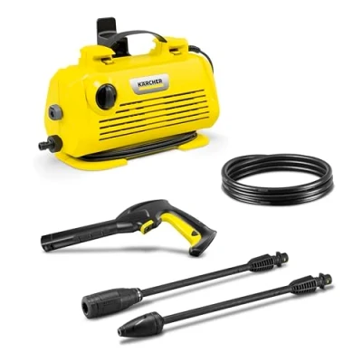 Imagen de Kärcher Hidrolimpiadora K 2 Premium Horizontal, presión: 110 bar, caudal: 360 l/h, rendimiento: 20 m²/h, filtro de agua, 3,5 kg, manguera y pistola alta presión, boquilla turbo, Vario Power Jet