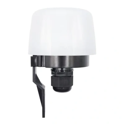 Imagen de LED ATOMANT Detector Crepuscular Exterior, Fotocelula, Sensor fotoelectrico Dia/Noche, Ajustable, Proteccion contra Lluvia IP65