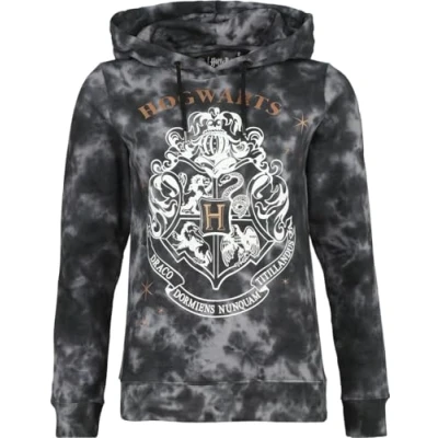 Imagen de Harry Potter Hogwarts Starnight Mujer Sudadera con Capucha Negro S 100% algodón Regular