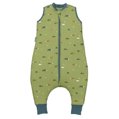 Imagen de molis&amp;co Pijama Manta con Pies 2.5 TOG 100 cm (4 años) Ideal para Invierno Suave y cálido 100% algodón (Oeko Tex 100) Little Drivers