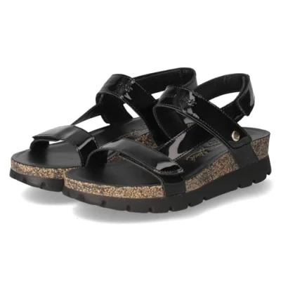 Imagen de Panama Jack Selma Sandalias de cuña, Mujer, Talla: 37, Black Zapatos