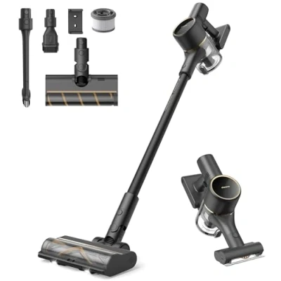 Imagen de Dreame R10 Pro Aspiradora sin Cable Potente Succión de 150AW Autonomía 65min Cepillo Multi Superficie Luces LED Ideal para la Limpieza del Hogar y el Coche Ligero Versátil
