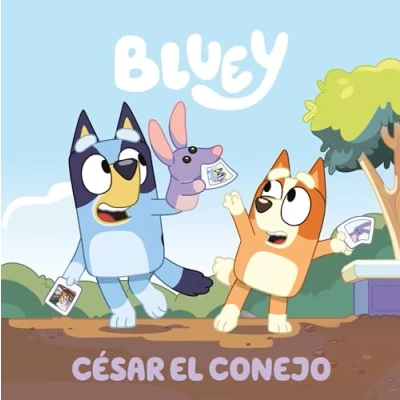 Imagen de Bluey. Un cuento César el conejo (edición en español) (Cuentos infantiles)