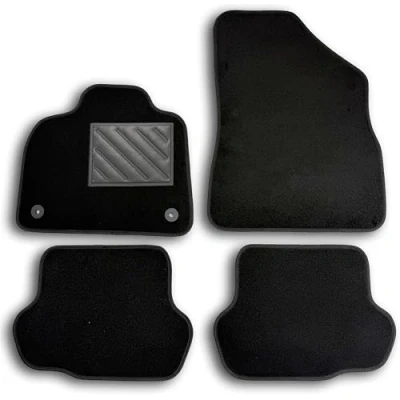 Imagen de Alfombrillas para Citroen DS5 (2011 2018) a Medida, Antideslizantes, talonera de Goma Reforzada, Botones Anclaje