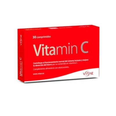 Imagen de Vitae Vitamin C 30 comprimidos Vitamina natural de escaramujo Defensas y Sistema Inmuniatrio Cansancio Fatiga Antioxidante