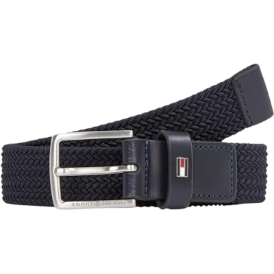 Imagen de Tommy Hilfiger Essential BELT Unisex Cinturón para niños, Talla: 14a, Space blue