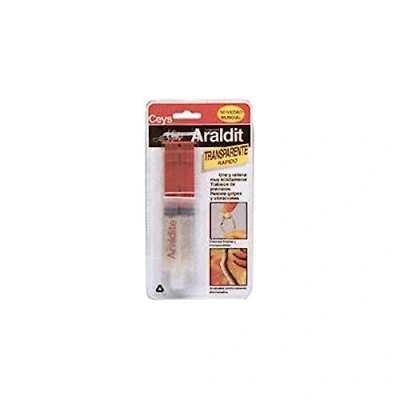 Imagen de ceys CE510402 Adhesivo araldit rapido jeringa Transparent, 0 W, V, Azul