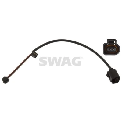 Imagen de SWAG 38 94 4554 Sensor de Desgaste Pastillas Frenos Eje delantero, izquierda, derecha PORSCHE: 911 Cabrio, Coupé, Boxster