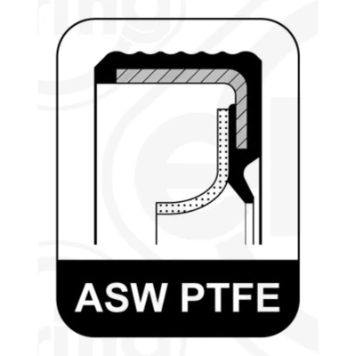 Imagen de ELRING 964.160 Reten del Cigueñal PTFE (politetrafluoretilen)/ACM (caucho poliacrílico) PEUGEOT: 308 II Hatchback, 2008 Familiar, 208 I Hatchback