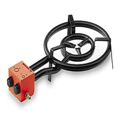 Imagen de Lacor 8.41427E+12 Paellero Gas Butano, 2 Quemadores, 40 Cm