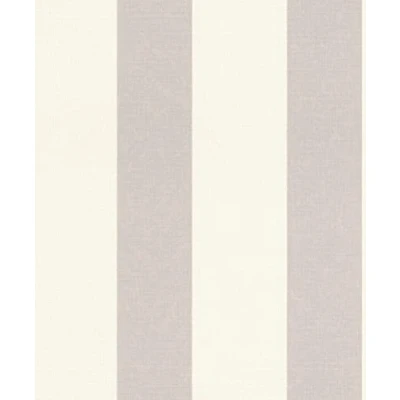 Imagen de Rasch Paperhangings 485424 Papel pintado no tejido (universell), color gris y blanco, 10,05 m x 0,53 m, florentine III