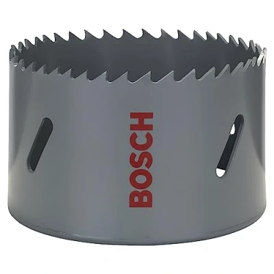 Imagen de Bosch Professional 1x Sierra de corona HSS bimetálica para corte suave (en distintos materiales, Ø 79 mm, accesorios taladro)