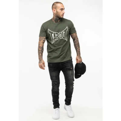 Imagen de Tapout Normale Passform Lifestyle Camiseta estampada, Hombre, Talla: XXL, Olive ecru