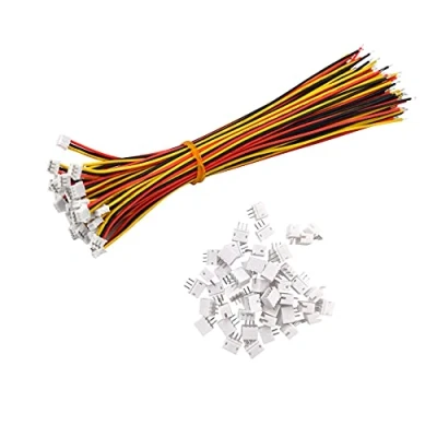 Imagen de YIXISI 50 Pares Mini Micro JST ZH 1.5mm 3 Pin Connector Plug con Cables 15cm