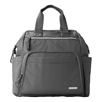 Imagen de Skip Hop Baby Boys Charcoal Mainframe Wide Open Diaper Backpack Charcoal, L UK