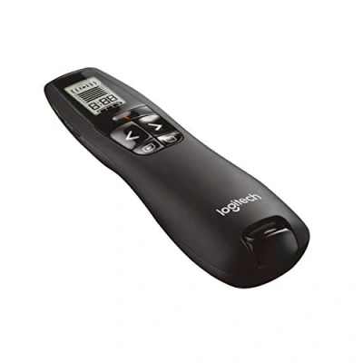 Imagen de Logitech R700 Presentador Inalámbrico, 2,4 GHz con Nano Receptor USB, Puntero Láser Digital Rojo, Distancia de 30 Metros, 6 Botones, Controles Intuitivos para Presentaciones, Control Total, PC ,Negro